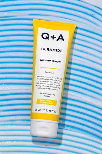 Q+A Ceramide Shower Cream, provides a gentle cleanse, deeply nourishing the skin with a rich and creamy formula of Squalane - Image 4