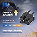 ENA Ignition Coil Pack Compatible with Chrysler Dodge Jeep Eagle Plymouth Mitsubishi Neon ebring Avenger Eclipse Voyager TJ Viper 2.4L 2.0L L4 8.0L 8.3L V10 Replacement for C1136 UF189 UF403 UF410