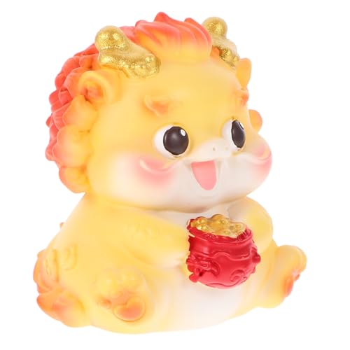 FUTUREORYY Lindo Muñeco De Dragón Figura De Dragón Chino para Escritorio Miniatura para Decoración De Oficina o Auto
