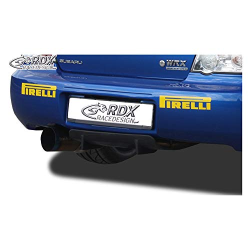 Diffusor faldón trasero RDX para Subaru Impreza 3 WRX 05-07 en poliuretano de alta resistencia