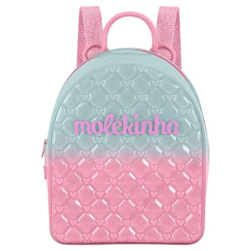 Mochila Infantil Molekinha Detalhe Coração