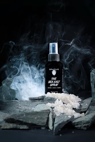 Image of UrbanMooch Sea Salt Spray Men - Adds Volume, Texture & Matte Finish | Alcohol-Free Bhringraj, Ginseng & Vitamin E | Lightweight Sea Salt Spray for Men & Women - 100 ml