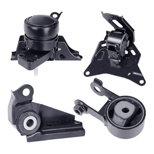 Engine Motor and Transmission Mount Kit Compatible with 2007-2012, 2015-2019 Toyota Yaris 1.5L, Replaces 9877, 10076, 9704, 9249, A4254, A62087, A62044, A4237