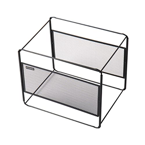 Mind Reader Boxfile-Blk Hanging Metal File Box, Black #TOP6