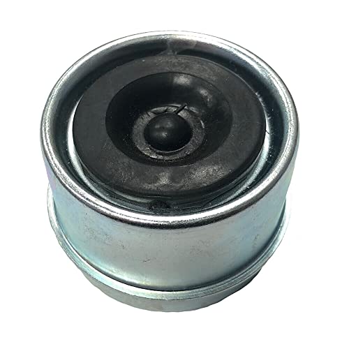 BEAR FLAG EDITION for One Replacement Grease Cap with Rubber Plug Fits Most 4 & 5 Lug Axles