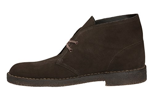 Image of CLARKS Men's Desert Boot Chukka Boot, Black Leather, 13 M US