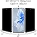 Kesuwe [3 Pack Privacy Screen Protector for Samsung Galaxy S21 FE 5G [Don't Support Fingerprint Unlock] Anti-Spy, Anti Scratch, Bubble Free, Case Friendly