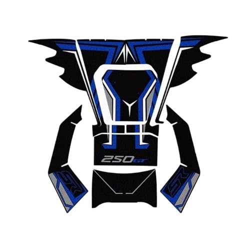 Autocollant protection réservoir moto pour les trajets SR3