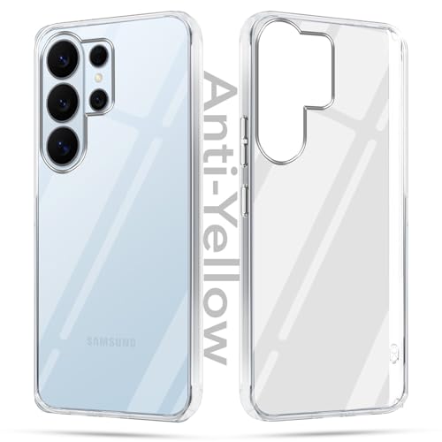 Image of Jkobi Lifetime Anti-Yellow Clear Back Cover Case for Samsung Galaxy S26 Ultra (Sleek Hard Crystal | Shockproof and Camera Protection)