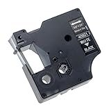 Sustituye: Dymo D1, 40921 vhbw Casete de cinta cartucho 9mm para Dymo 1000, 1000+, 2000, 3500, 4500, 5000, 5500 por Dymo D1, 40921.