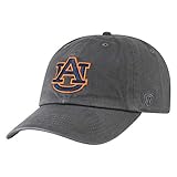 Top of the World Auburn Tigers Men's Adjustable Relaxed Fit Charcoal Icon hat, Adjustable
