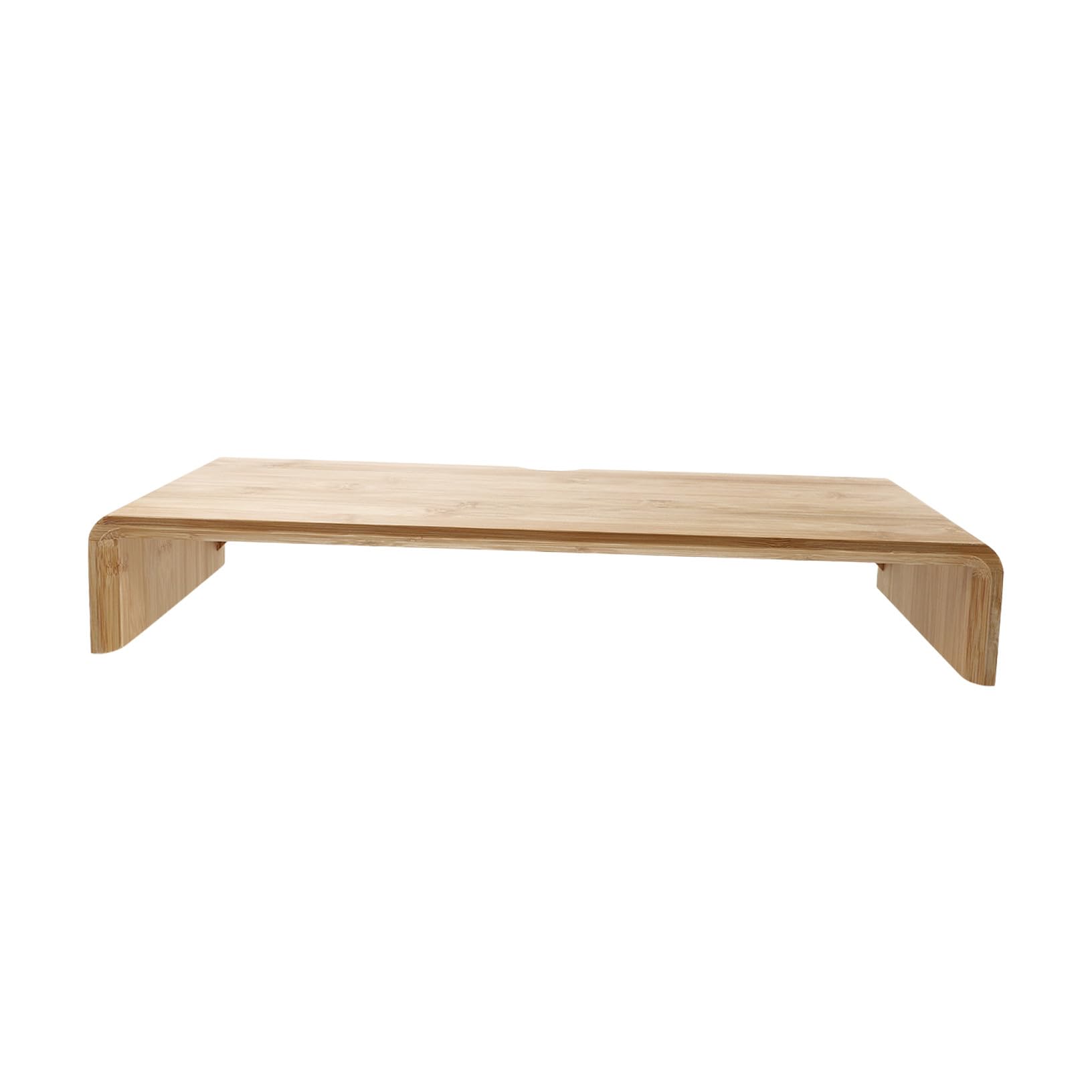 Support écran PC en bois pour un bureau scandinave et ordonné