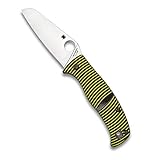 Spyderco Caribbean Sheepfoot C217GPSF Folding Knife Compression Lock