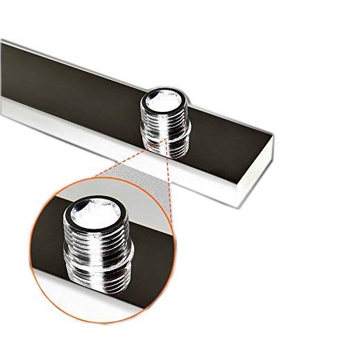 Image of TOSCH Stainless Steel 304 Rectangle Premium Shower Arm for Overhead Showers with FLANGE (18 Inches, Chrome Plated) (Rectangle Shower Arm 18 Inch)