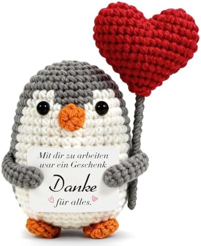 REMYSONSHI Abschiedsgeschenk Kollegen Abschiedsgeschenk kollegin Jobwechsel | Dankeschön Geschenk Abschied Kollegin kollege Jobwechsel, Positive Pinguin Geschenk Abschied Frau, Neu