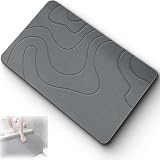 【Easy Maintenance】This Bath Mat is easy to maintain beautiful and functional. Simply wipe clean or use the included sandpaper to polish the surface to ensure that it is long-lasting and environmentally friendly, making it an ideal choice for your bathroom.