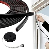 【Caractéristiques et installation 】Le kit comprend un joint caoutchouc de 6 mètres de long (10 mm de large, 6 mm d'épaisseur) et un mètre ruban de 1,5 mètre. Le joint s'adapte aux espaces de 3 à 6 mm. Son adhésif ultra-résistant est doté d'un support adhésif puissant. Retirez simplement le film protecteur rouge et installez-le. Nous vous recommandons de mesurer le joint avec un mètre ruban et de le couper à la taille souhaitée avant l'installation.