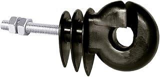 Kerbl 44324/206 - Estaca metálica para anillos (280 unidades), color negro