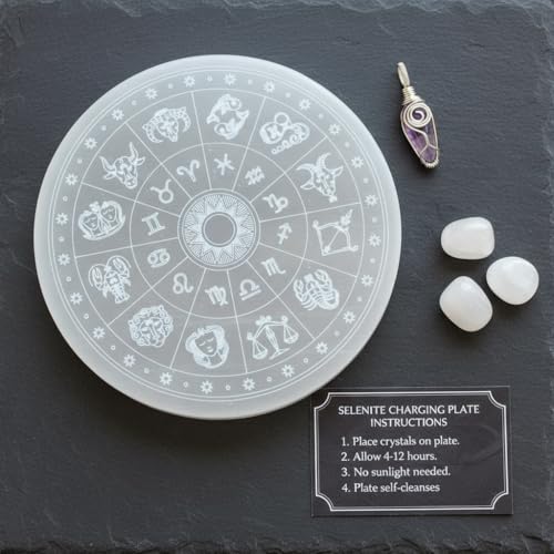 Image of inchOriginal Pyrite Stone with Natural Selenite Charging Plate | Lab Certified Crystal Set for Wealth, Business Luck, Reiki Healing & Vastu Energy inch (SEL+PYRITE PY + BRACELET)