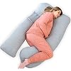 Kolbray®️ U Shape Pregnancy Pillow – Full Body Maternity Pillow | Available in 2 Shapes & Colours | UK Business | with…