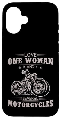 I Love One Woman and Sseveral Motorcycle Biker �X�}�z�P�[�X iPhone 16 �p