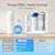 600GPD Reverse Osmosis Water Filter, MIZUDO Pureflo 8 Stage Tankless Reverse Osmosis System, 3:1 Pure to Drain, Compact RO System Under Sink for Home Drinking Water Filtration, Reduce TDS/Fluoride