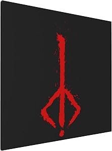 Canvas Prints Wall Art Paintings(20x20in) Bloodborne Hunter Rune Pictures Home Office Decor Framed Posters & Prints