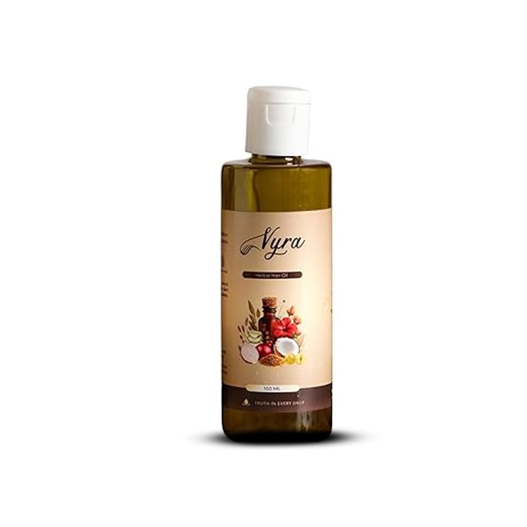 Vyra Herbal Hair Oil (100ml) For Men & Women | Promotes Hair Growth | Reduces Hair Fall | Controls Dandruff | Suitable for All Hair Types-image-20