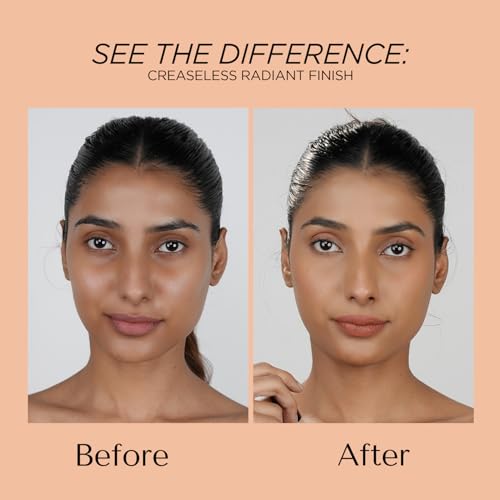 Image of BELLAVITA Hydmatte FX - Airbrush Liquid Foundation with SPF 50 and PA ++++ for Radiant Finish | Infused with Hyaluronic Acid & Niacinamide| 16 hour oil control | Creaseless, Smooth Finish | Lightweight & Long-Lasting Formula | Warm Sun | 30 ML