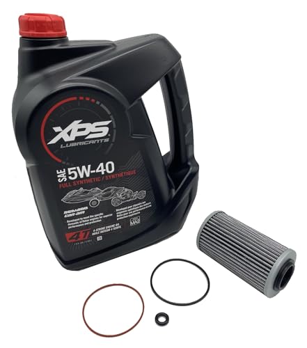 Oil Change Kit W/Filter & O Rings Compatible With All SeaDoo 4-Tec Models 2004 and Up
