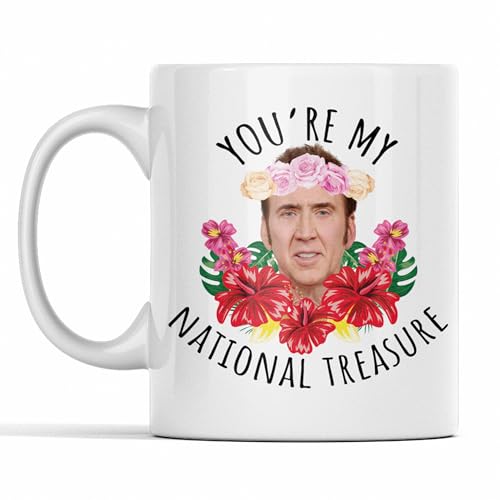 You're My National Treasure | Novelty Funny Mugs Unique Gift Idea | Gift Idea | Ceramic 11oz