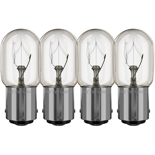 Genie Flea Lamp Light Bulbs (Pack of 4) 7W 230V for Zero in STV020 Zero-in STV022 Zeroin ZER019 ZER020 and Gotcha Flea Killer Trap (7, Watts)