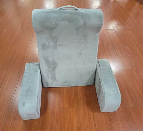 INFANZIA クッション 背もたれ 高反発 読書用クッション せもたれクッション 軽量ベッドの上 読書枕 肘付きレストクッション テレビ枕 背中クッション ソファ用枕 腰枕 持ち運び便利 カバー洗える ソファー用 靠枕