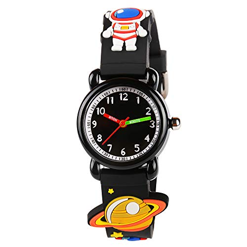 Image of Kids Watches for Boys Girls, 3D Cartoon Wrist Watch for Child Ages 3-8 | Cute Soft Silicone Watchband, Analog Dial, Daily Waterproof Durable, Birthday Christmas Ideal Gift for Little Child