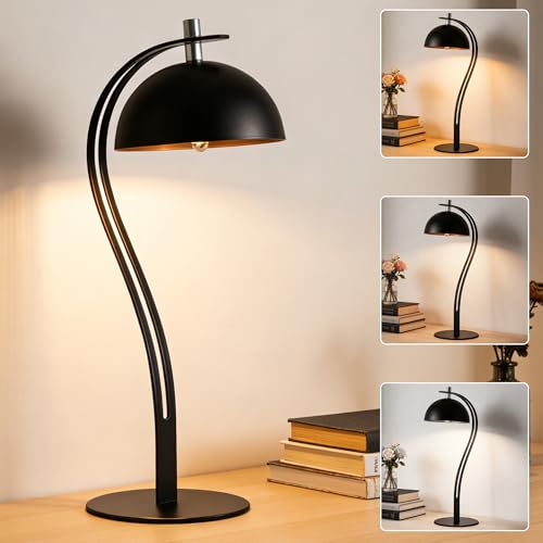 Cordless Table Lamp,Rechargeable LED Reading Light with 3 Colors,Touch Dimmable