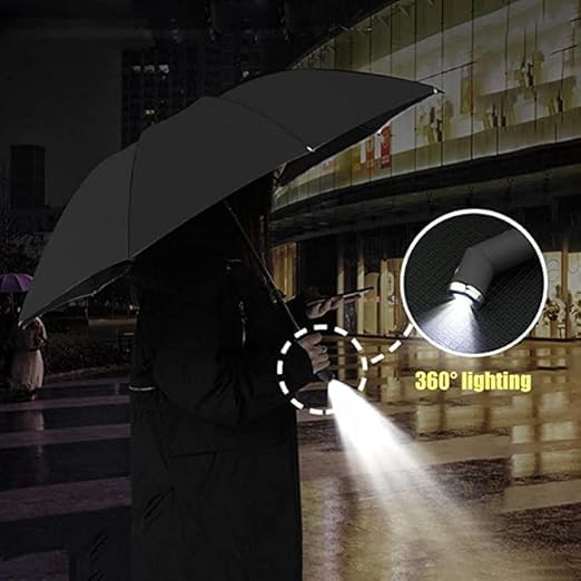 Image of Umbrella, Mini Folding Windproof & Compact UV Umbrella for Sun Protection Rain Windproof Strong Large 3 Fold for Women Handbags,3 Fold for Men Women, Stylish & Compact