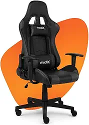 Cadeira Gamer Profissional Escritório MoobX GT Racer Ergonômica Reclinável Preta