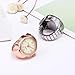 SLYHHZHMY 2 Finger Ring Watch with Elastic Stretchable Strap, Simple Circular Dial, Fashionable Quartz Watch (Rose Gold)