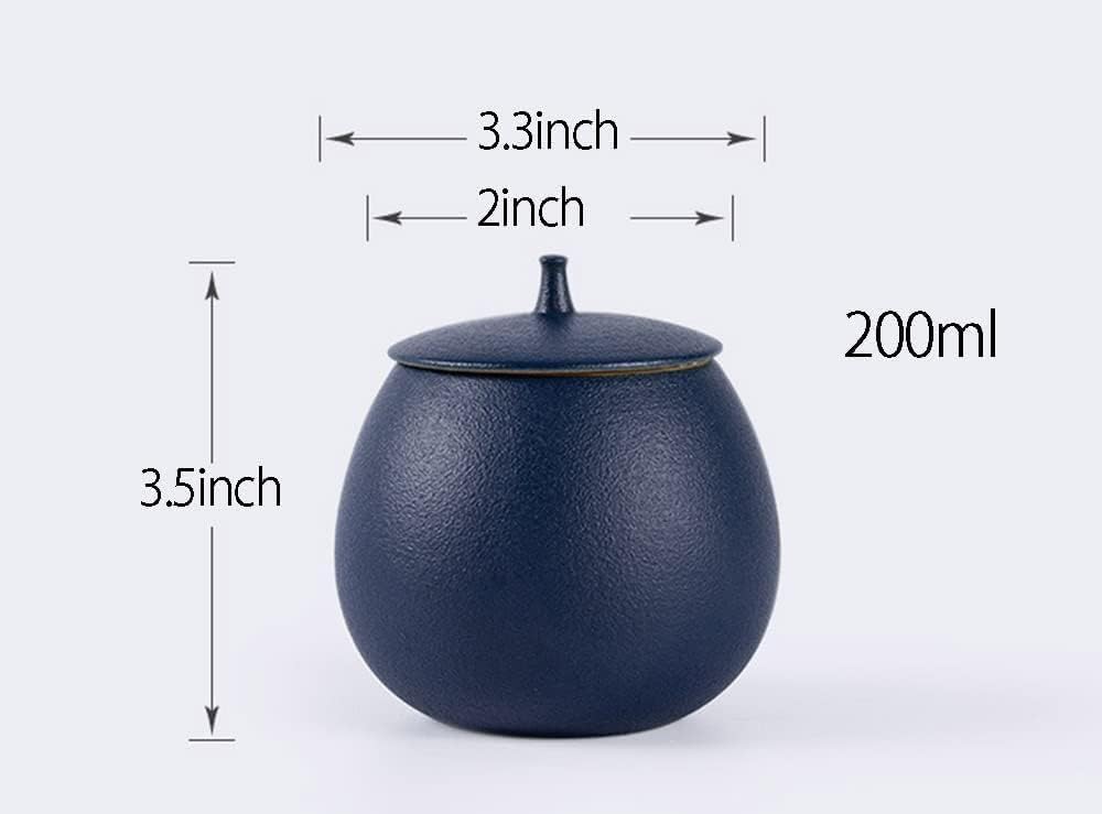 Ceramic Jar Canister Candy Dish Sugar Bowl Storage Jar with Seal Lid