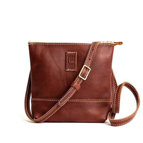 Portland Leather Goods Festival Bag Crossbody Nutmeg