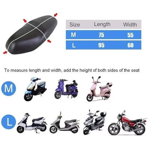 Funda asiento banco para moto ideal para mitigar el calor urbano 7
