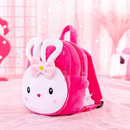 Image of Delicado Cute Small Toddler Kids Preschool Backpack Plush Cartoon Mini Children Bag for Baby Boy /Girl Age 2-5 Years