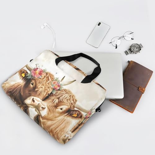 Funda para Portátil Alaza Two Highland Cows 13-15.6 pulg miniatura 6