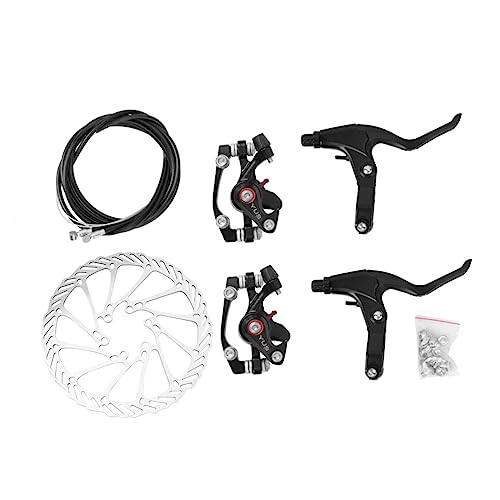 BESPORTBLE Adjustable Disc Brake Rotor Kit for Mountain Biking Rear Brake Caliper for Repairs and Upgrades Random Style