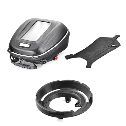Bolsa de tanque para moto Kawasaki Ninja 400 650 ZX6R equipaje con bloqueo rápido de maleta