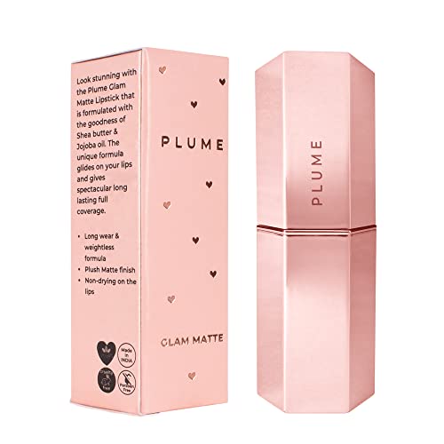 Image of PRAUSH BEAUTY (Formerly Plume) Plush Matte Lipsticks Super Light And Hydrating, Long Lasting, Rich Pigment, Smooth Soft Matte Finish, Chickflix, 4Gm