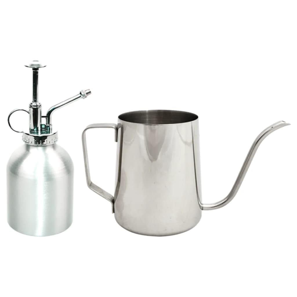Esschert Lot de 2 pulvérisateurs pour Plantes et Jardins Argenté