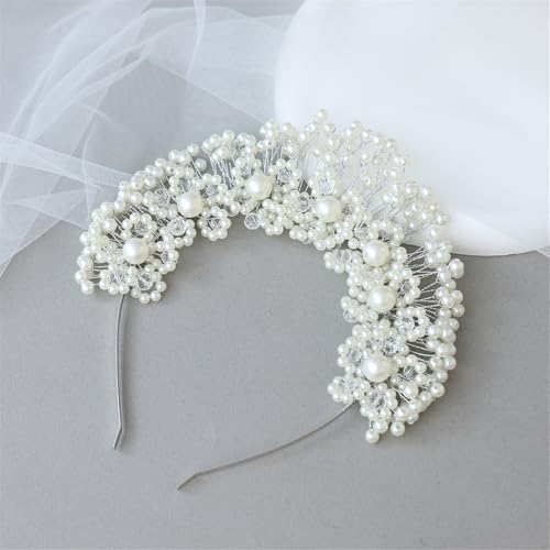 Ornement cheveux mariage perles résistant qui ne glisse pas - 5