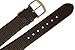 Men's Lizard Grain Watchband Brown 18mm Watch Band