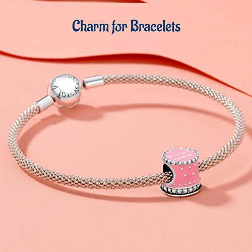 Image of Mothers Day Birthday Number Love Family Friendship Graduation Auntie Grandma Dad Mom Charms for Pandora Bracelets Necklaces, Gifts Women, for Anniversary Valentines Christmas